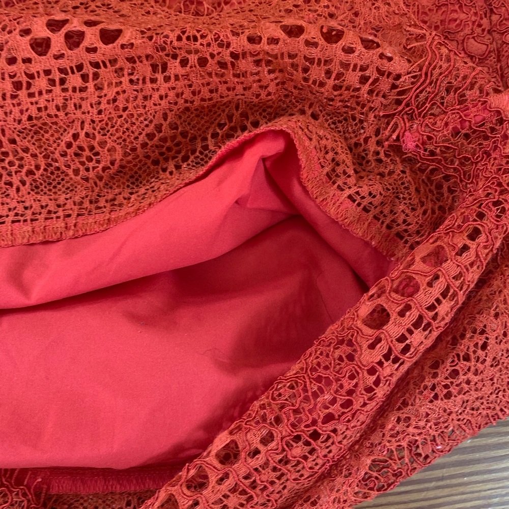 Banana republic Orange Lace Skirt - Picture 6 of 7
